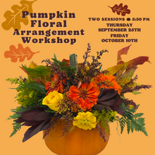Pumpkin Floral Arrangement Workshop